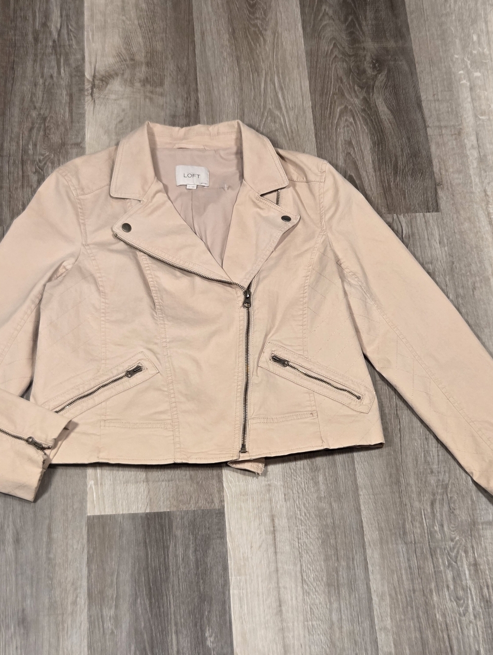 LOFT Moto Jacket Petite Large